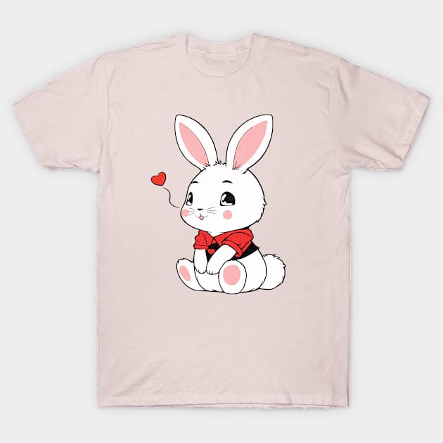 Adorable cute Bunny - funny saying T-Shirt by Vichallan